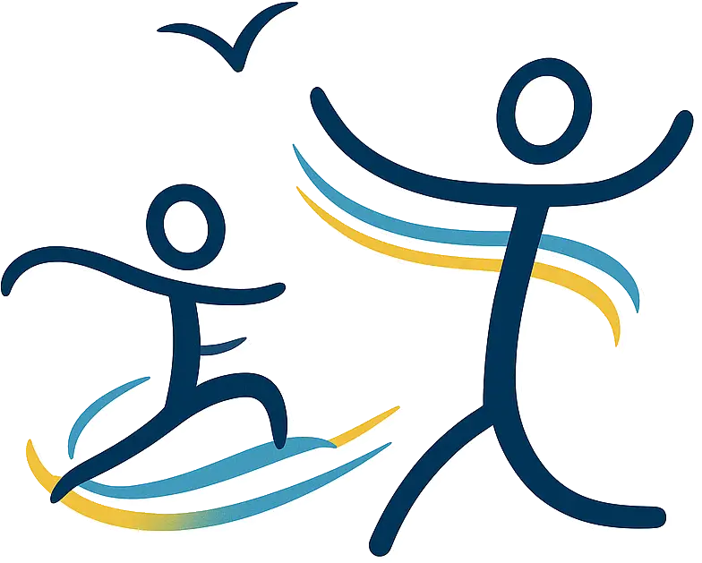 Logo with white